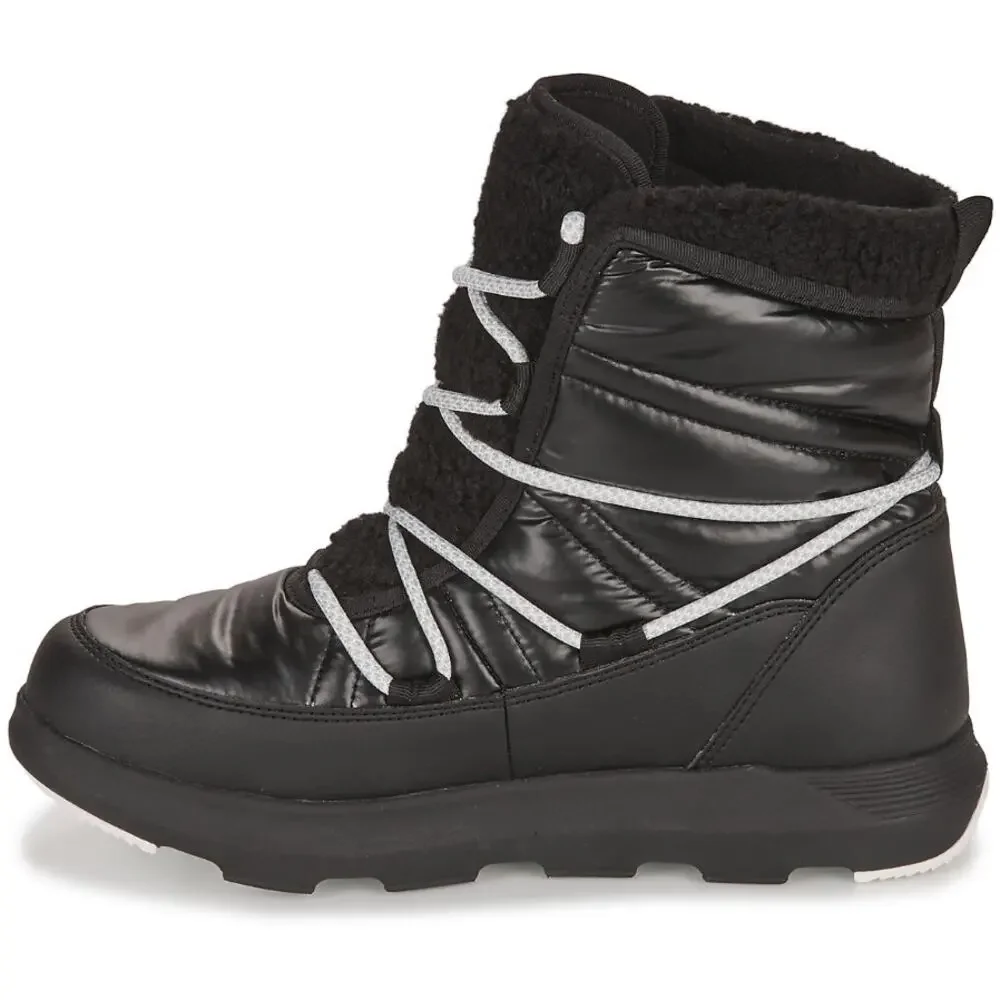 Kamik Womens Lea Pull Winter Boots US 7 M EU 38 Black Fleece NIB